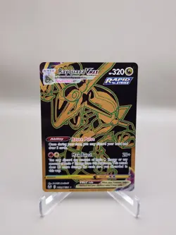Pokemon TCG Rayquaza VMAX TG29/TG30 Secret Rare Holo Rapid Strike 320HP - Image 1