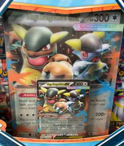 POKEMON TRADING CARD GAME MEGA KANGASKHAN EX 300 BOX with 4 Booster Packs - Image 2