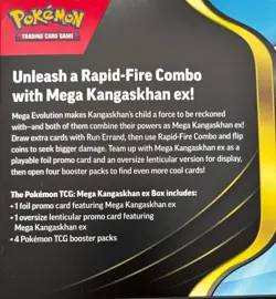 POKEMON TRADING CARD GAME MEGA KANGASKHAN EX 300 BOX with 4 Booster Packs - Image 4