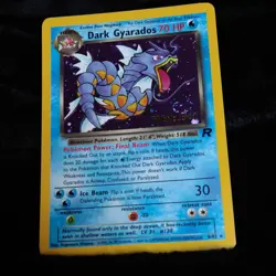 Pokemon TCG Dark Gyarados Team Rocket 8/82 Prerelease Holo Rare 70 HP English - Image 1