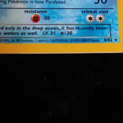 Pokemon TCG Dark Gyarados Team Rocket 8/82 Prerelease Holo Rare 70 HP English - Image 4