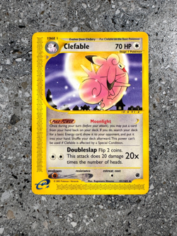 Pokemon TCG Cards Clefable 41/165 Expedition Rare NM - Image 1