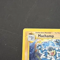 Pokemon Machamp 8/102 Holo Rare 1st Edition Base Set Deck Exclusive - Played - Image 2