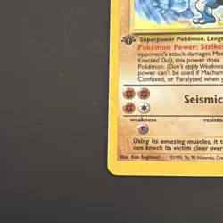 Pokemon Machamp 8/102 Holo Rare 1st Edition Base Set Deck Exclusive - Played - Image 4