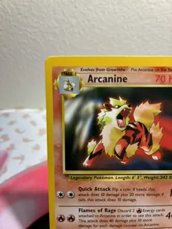 1999 Pokemon Wizards Black Star Promos Arcanine #6 - Image 2