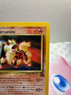 1999 Pokemon Wizards Black Star Promos Arcanine #6 - Image 3