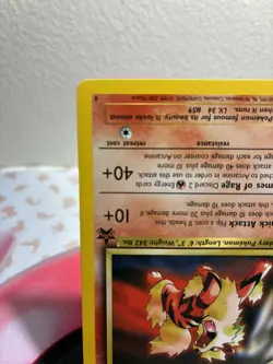 1999 Pokemon Wizards Black Star Promos Arcanine #6 - Image 4