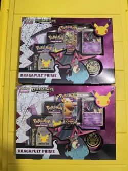 Pokemon TCG Celebrations Collection: Dragapult Prime Box-- Lot Of 2 820650809385 - Image 1
