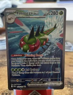 Pokemon TCG Yanmega EX SIR 228/182 Sv10: Destined Rivals Holo - NM - Image 1