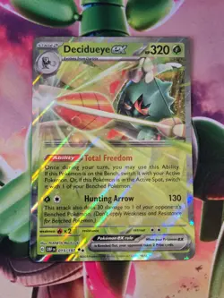 Decidueye ex 015/197 Double Rare Obsidian Flames Pokemon Near Mint - Image 1