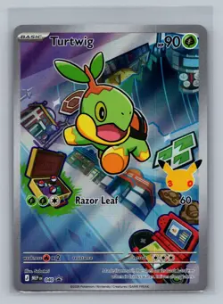 Turtwig 040 – 30th Anniversary Black Star Promo – NM Pokemon TCG - Image 1
