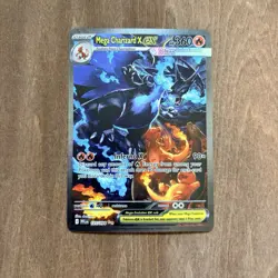 Pokemon TCG MEGA CHARIZARD X EX 125/094 Phantasmal Flames (PFL) - Pack Fresh - Image 1