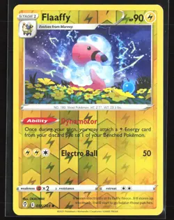 Pokemon TCG - Flaaffy Reverse Holo Uncommon SWSH07: Evolving Skies 055/203 NM - Image 1