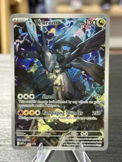 Pokemon TCG N’s Zekrom 031 Ascended Heroes Promo BLACK STAR - Image 1