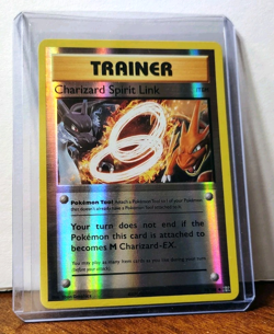 POKEMON CHARIZARD SPIRIT LINK 75/108 REVERSE HOLO XY EVOLUTIONS LP-NM - Image 3