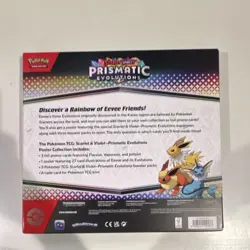 Pokemon TCG Prismatic Evolutions Poster Collection Box 2024 Flareon Vaporeon Jo… - Image 2