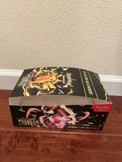 Pokemon Paldean Fates Booster Bundle Display - EMPTY BOX NO CARDS - Image 1