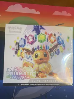 Pokemon Prismatic Evolutions ETB Elite Trainer Box SEALED - Image 1