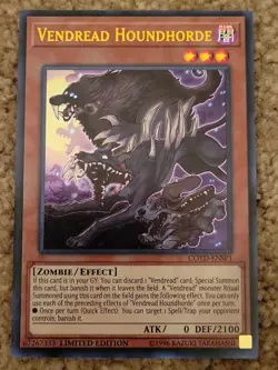1x (M/NM) - Vendread Houndhorde - COTD-ENSP1 - Ultra Rare Limited Edition YuGiOh - Image 1