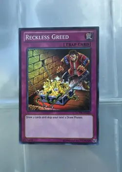 Reckless Greed LCYW-EN285 YuGiOh Yugi World Unlimited NM - Image 1