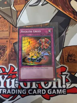 YUGIOH RECKLESS GREED LCYW-EN285 SUPER UNLIMITED ED NM/VLP - Image 1