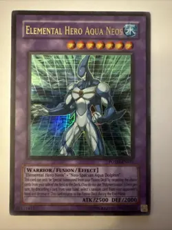 | Yugioh Elemental Hero Aqua Neos POTD-EN031 1st Edition Ultra Rare MP 🔥 | - Image 1