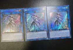 3x Sky Striker Ace=Zero DUAD-EN049 Secret Rare Near Mint 1st Edition Yu-Gi-Oh! - Image 1