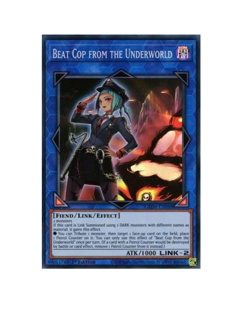 Yu-Gi-Oh! - Beat Cop from The Underworld - GEIM-EN048 - Super R. - 1st Ed - NM/M - Image 1