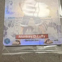 Bandai Namco Monkey.D.Luffy US Voyage Promo Holo One Piece CCG P-055 - Image 4