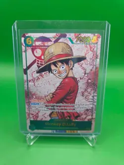 One Piece TCG English OP13-118 Monkey D Luffy Alt Art Parallel - Image 1