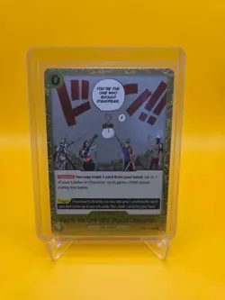 One Piece TCG English OP06-115 "You're The One Who Should Disappear" R Foil - Image 1