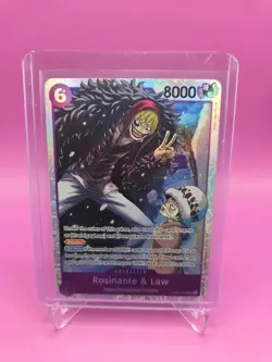 One Piece TCG English EB04-038 Rosinante & Law SR Foil - Image 1