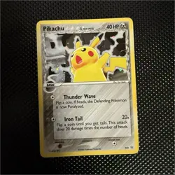 Pokemon TCG Pikachu Delta Species Holo Card 035 black star promo - Image 1