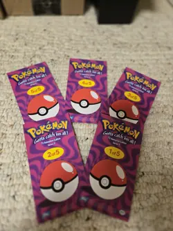 Pokemon Topps TV Animation Edition Series 2 Jumbo Holo Cards Complete Set Of 5 - Image 2