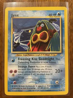 Pokemon TCG Jynx Neo Revelation Card 31/64 Uncommon - Image 1