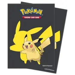 Ultra Pro Deck Protector Card Sleeves Pokemon Pikachu Black (2024) - Image 1