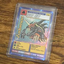 Digimon Cards - 1999 Digi-Battle Foil Holo Zudomon ST-38S - Image 4