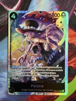 Perona EB03-045 One Piece Heroines Edition Foil TCG Card - Image 1