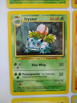 Pokemon Base Set Starters + Evolutions + Pikachu + Eevee+Jigglypuff- Exact Cards - Image 5