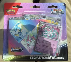 Prismatic Evolutions Tech Sticker Collection, Set of Three! Pokemon Cards - Image 3