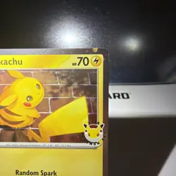 Pokemon Pikachu 051/162 2026 Pokemon Day Stamped Promo 30th Anniversary TCG Card - Image 5