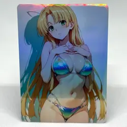 High School DxD Asia Argento Goddess Anime Waifu ACG Foil Card - Image 1