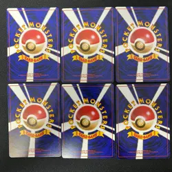 Base Set 1996 Normal Card Set of 6 Japanese Pokemon Card Old Back s007478 - Image 2
