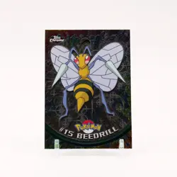 Beedrill - 15 Topps Chrome Pokemon - NM/MINT - Image 1
