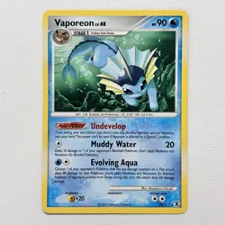 Vaporeon 34/111 Platinum Rising Rivals Pokemon TCG Card English LP - Image 1