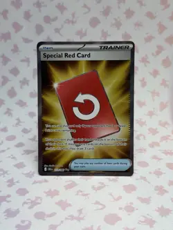 Full Art Special Red Card English Pokemon 113/086 NM Chaos Rising - Image 1
