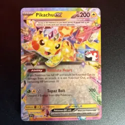 Pikachu Ex Pokemon Prize Pack Series 7 Promo Pokemon Card NM PACK FRESH - Image 1