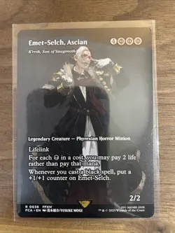 Emet-Selch, Ascian - K'rrik, Son of Yawgmoth (Showcase) 0036 FFXIV Non-Foil NM - Image 1