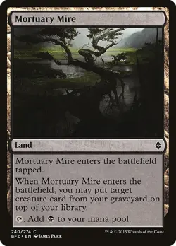 Mortuary Mire Battle for Zendikar MTG NM - Image 1