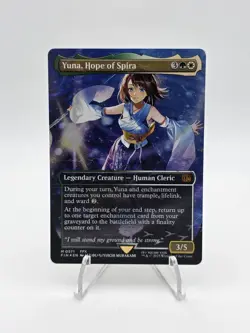 Yuna, Hope of Spira (Borderless) (Chocobo Track Foil) Final Fantasy Foil - Image 1